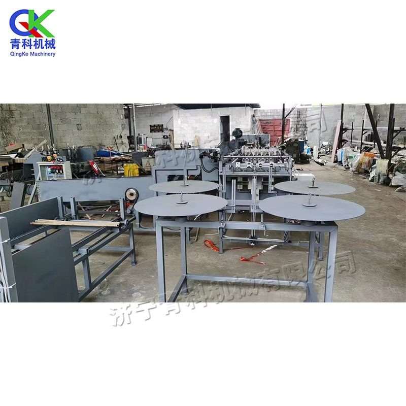 数控拖把杆套膜机 圆木棒热收缩覆膜机 圆棒外层装饰自动贴膜机