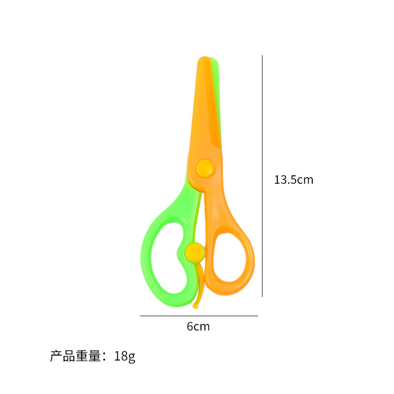 安全はさみ、プラスチックカラーハサミ、学生や子供用手作りDIYハサミ、子供用紙カットハサミ、幼児用プラスチックハサミ|undefined