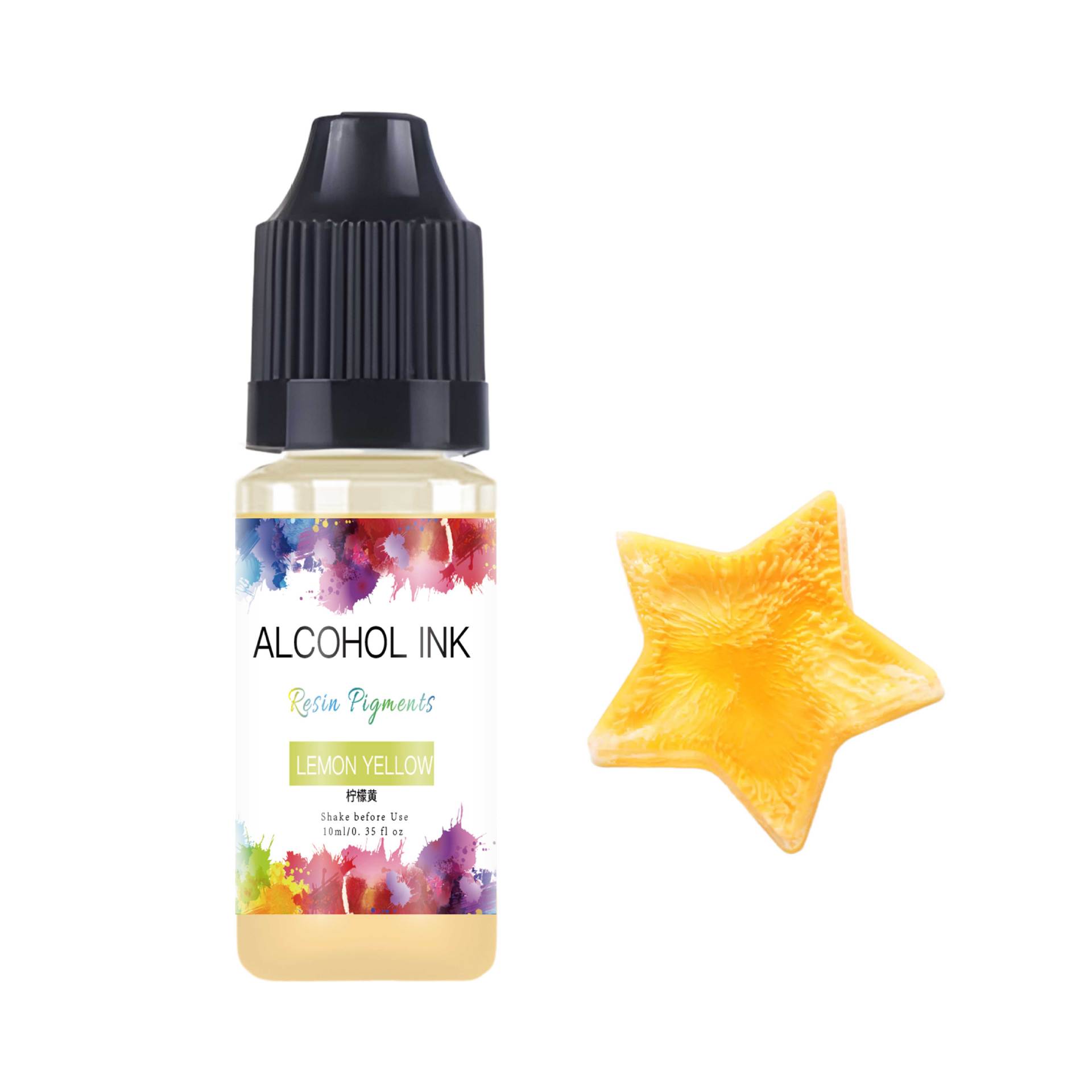 Cross border Amazon 26 color crystal drop glue diffusion gold silver precision 3D blending fluid pig