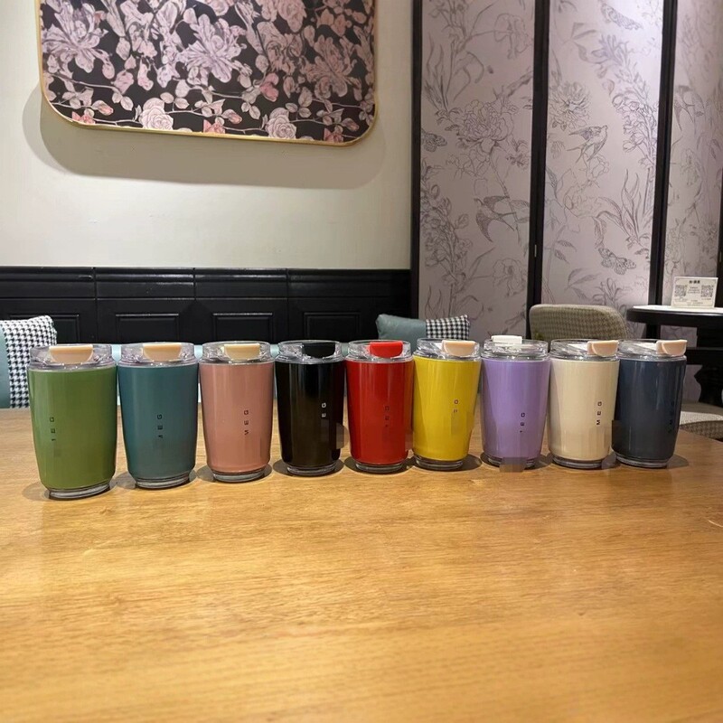 Factory Direct Sales in Stock [Simgejia] Semg Food-Grade Stainless Steel Travel Mug Ins Coffee Cup Thermos Cup