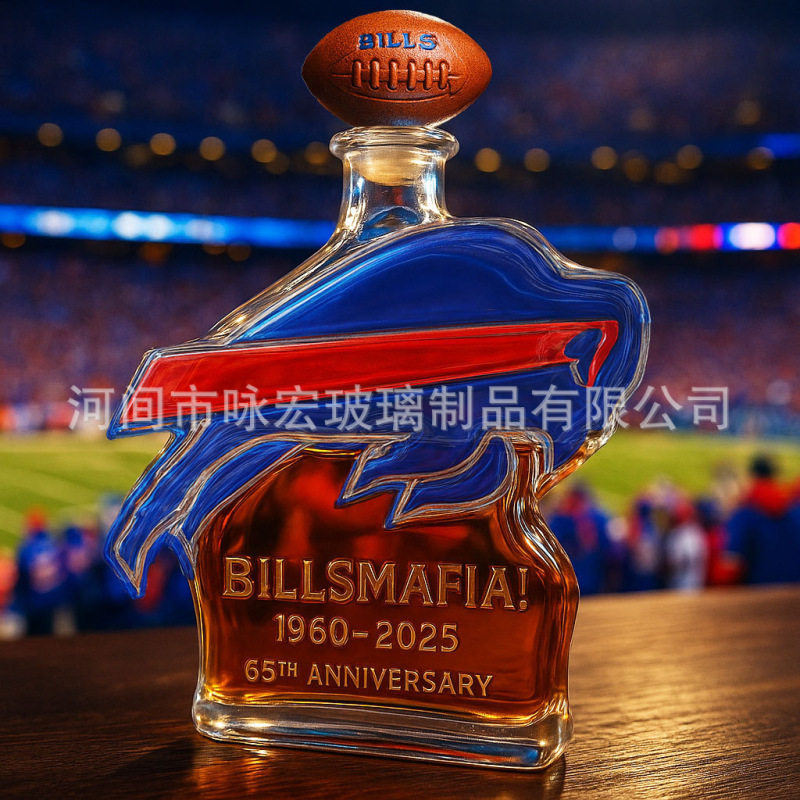 跨境泡酒瓶装饰摆件高硼硅玻璃酒瓶标志样式威士忌酒瓶新品泡酒瓶|undefined
