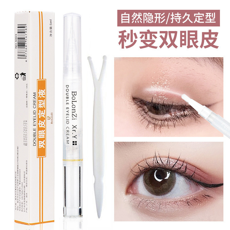 New Korean Style Double Eyelid Styling Cream Glue Natural Traceless Invisible Big Eye Artifact for Women Quick-Drying Cross-Border Hot Selling