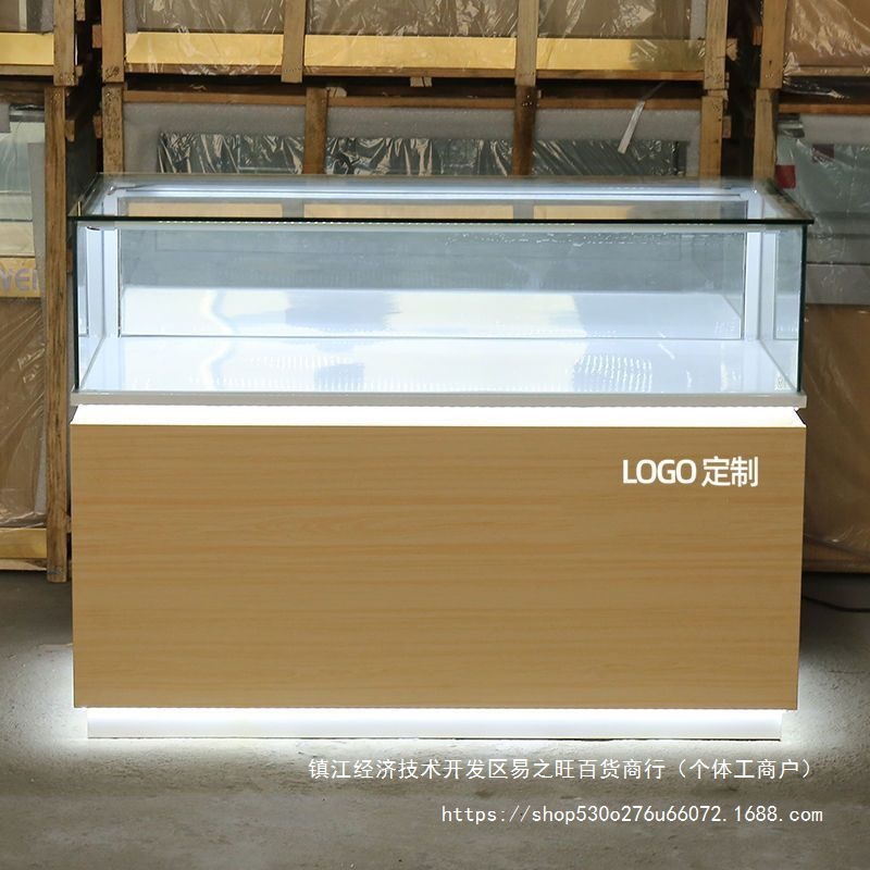 手机展柜新款促销台铁质智能手机柜台新款手机柜玻璃陈列展示柜台