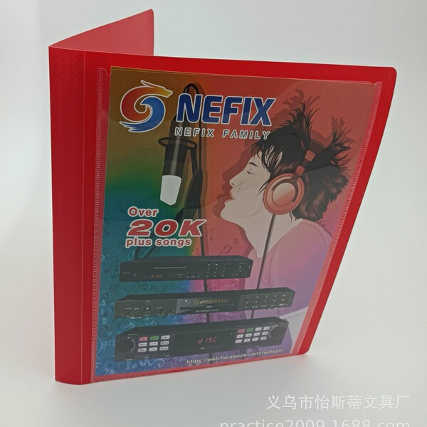 Manufacturer supply PP printing data album A4 exhibition clip office…