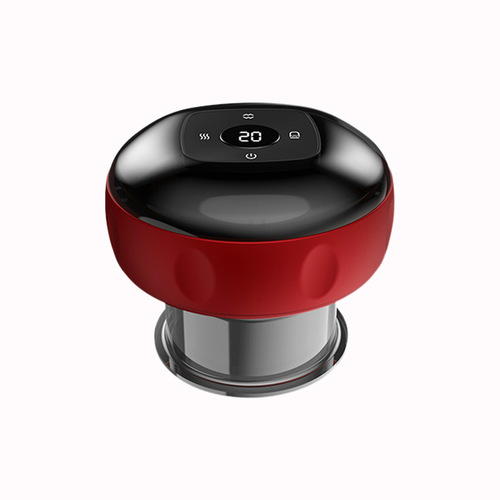 Electric Cupping Device Portable Vacuum Sha Suction Machine Wireless Charging High Suction Hot Compress Operator's Acupoint Scraping Device