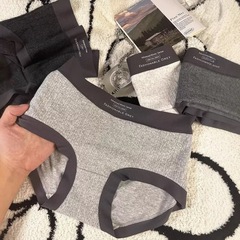 新しい四季純綿ダークパターンジャカード下着女の子のためのミッドウエストソフトワックス状ヒップカバー 7A 純綿クロッチブリーフ下着女性のための