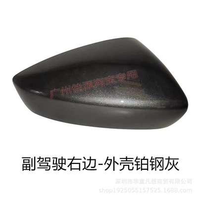 Rear mirror/rearview mirror assembly | 20 to 25 years - passenger-right-side-shell-platinum-steel-gray