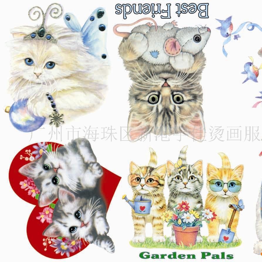 服装烫画 热转印工 烫图 烫画图案