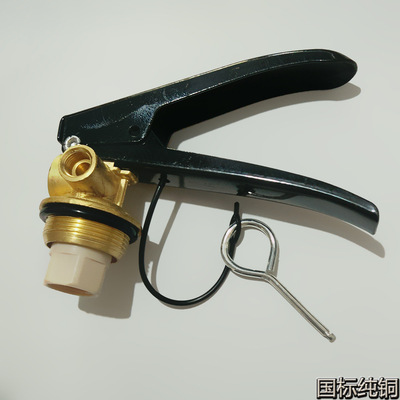 消防配件干粉/水基灭火器阀门器头1-8Kg型 黄铜机头/压把量大从优