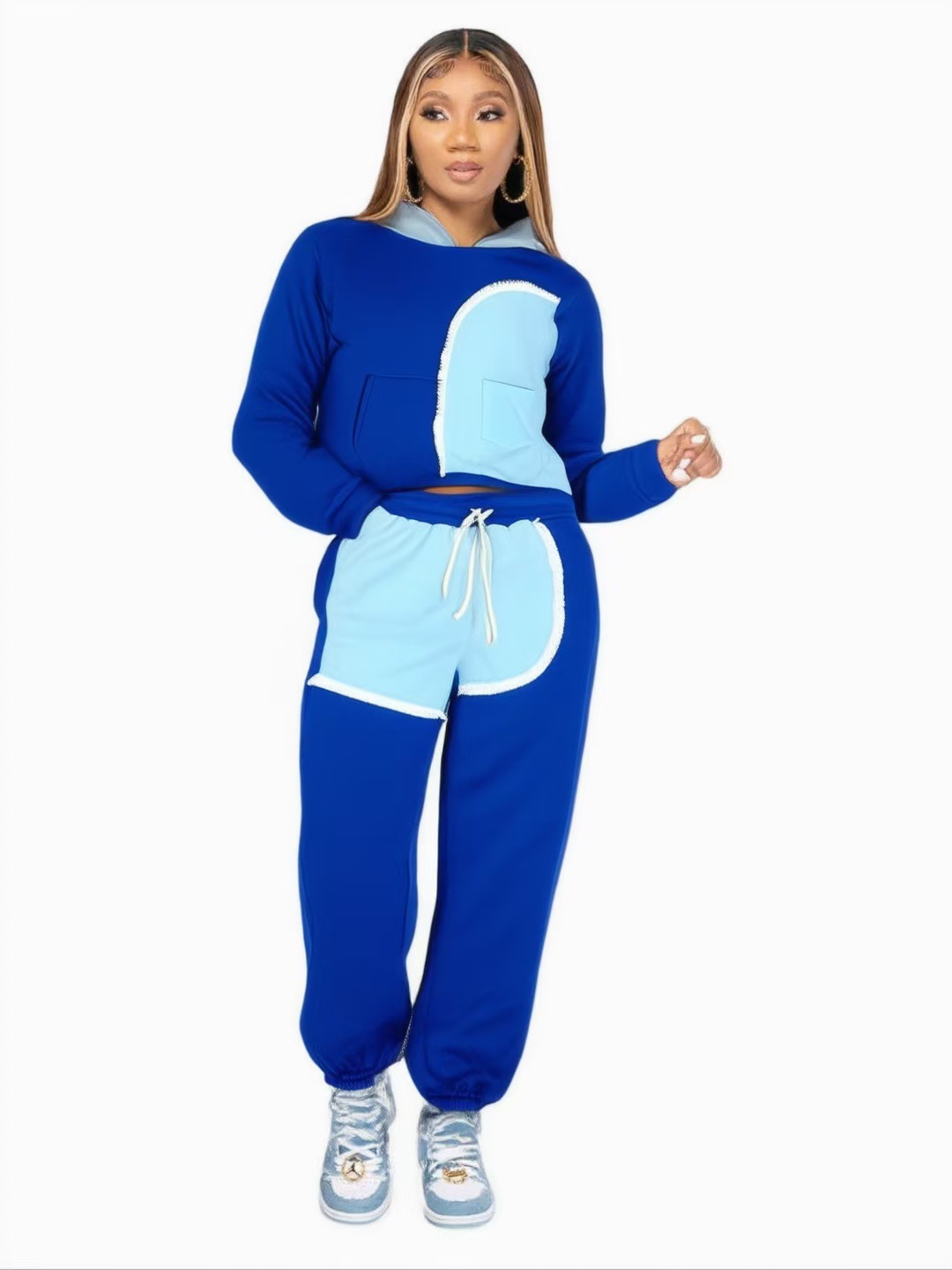 2024 European And American Cross-Border Versatile Women's Clothing Independent Fashion Casual Sports Sweatshirt_ecoleips.com