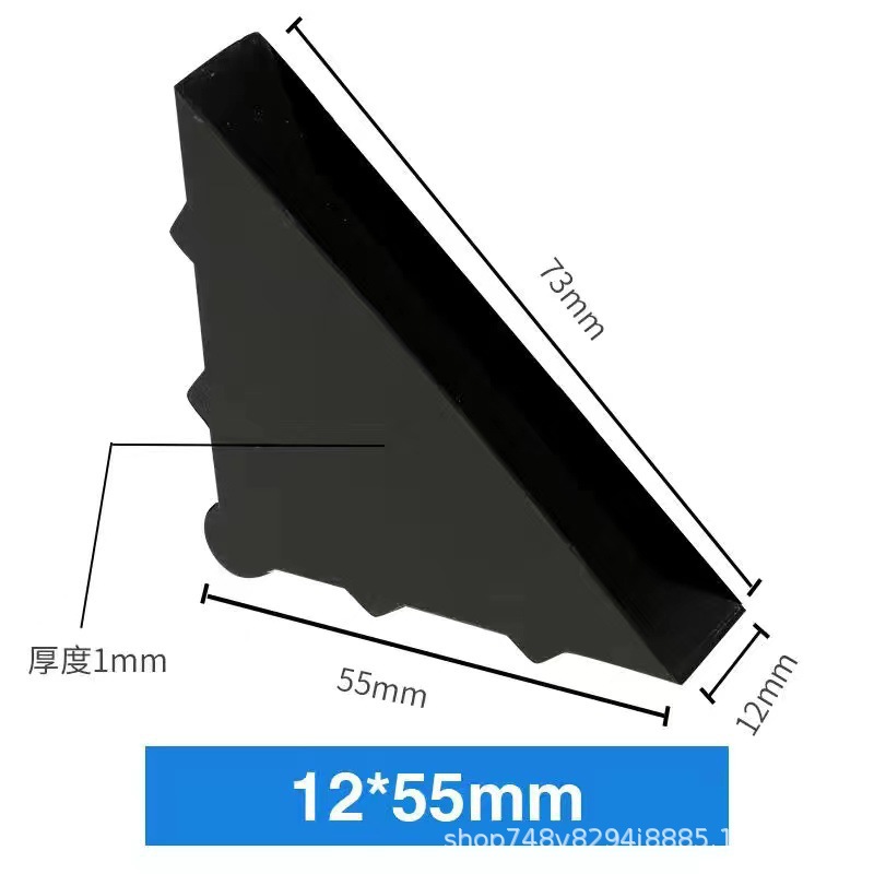Embalaje de muebles triángulo anticolisión protección de esquina de plástico vidrio mármol protección de esquina de plástico fabricante