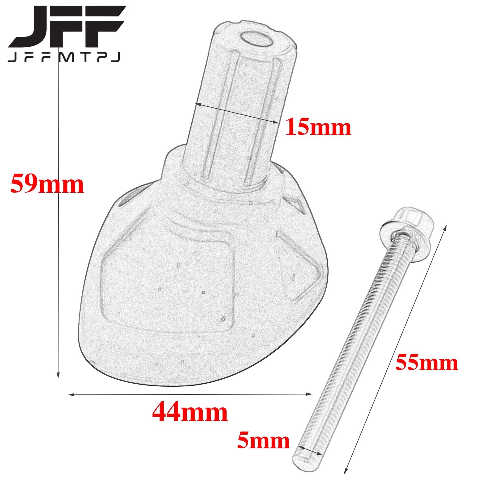 Suitable for KTM 300 XC/XCW modified motorcycle foot support plate side support plate foot support head 2008-14