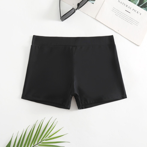 European and American style boxer-style swimming trunks women's bikini swimsuit nylon swimsuit sunscreen