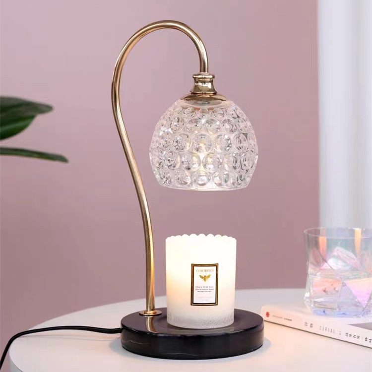 Lámpara de aromaterapia lámpara de fusión de cera nórdica madera maciza tiempo libre de humo fragancia vela japonesa simple lámpara de mesa decorativa lámpara de fusión de vela