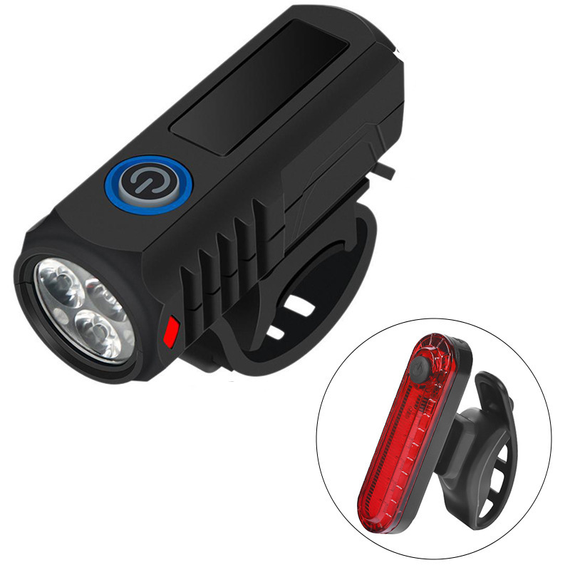 国境を越えた新しい自転車ライト USB 充電ナイトライディングヘッドライト屋外ライディング高輝度バッテリー寿命マウンテンバイク警告灯|undefined