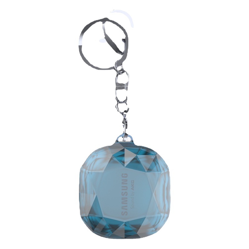 Aplicable Samsung auricular caso Galaxy brotes en vivo pro Buds2 patrón de diamante transparente auricular funda protectora