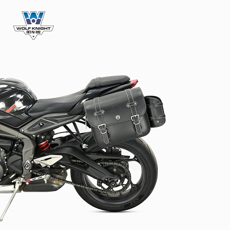Подходит для Triumph Street Triple 765 — боковая сумка с быстросъёмом, ретро боковой кофр, модифицированная сумка для шлема