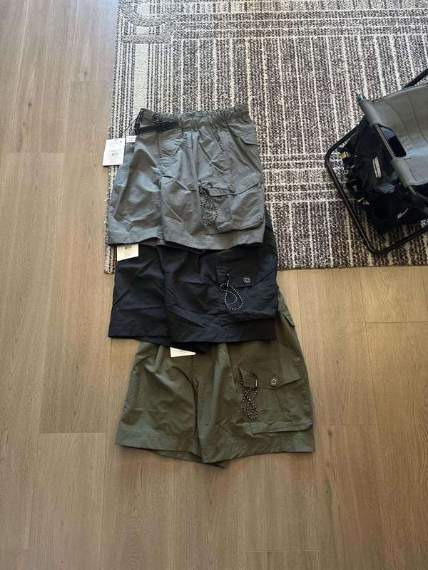 正确版本 and Wandr 户外机能多口袋直筒短裤男女工装情侣五分裤|undefined