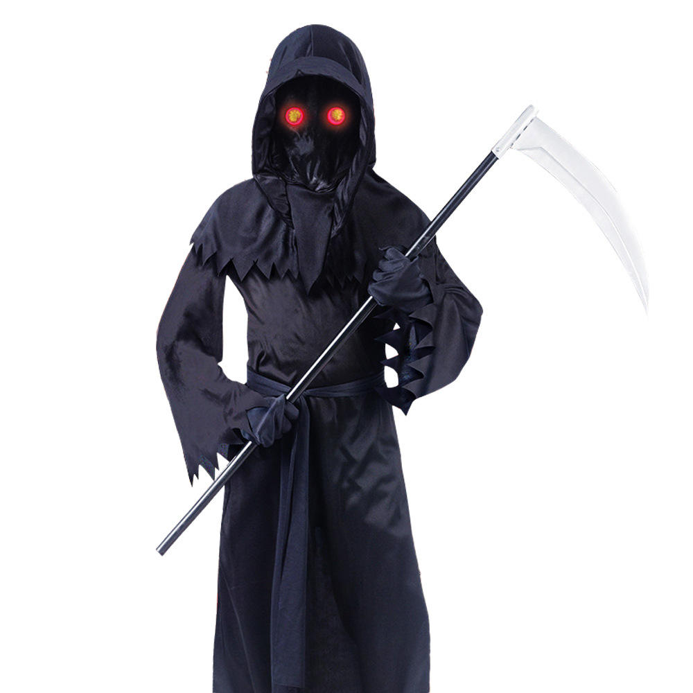 Mono de cosplay de esqueleto femenino para Halloween, disfraz de Grim Reaper para actuación en escenario, traje de cosplay, venta al por mayor transfronteriza.