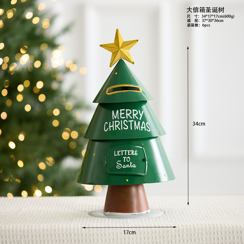 Gran buzón árbol de Navidad