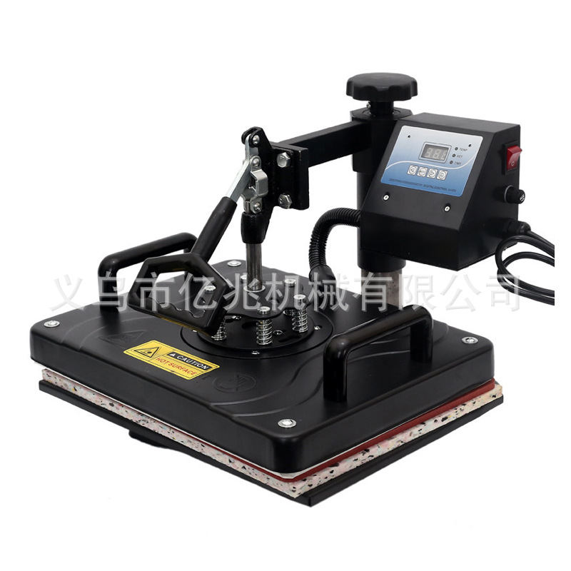 29 * 38 multifuncional máquina de transferencia térmica impresión de ropa pequeña máquina de marcado de perforación en caliente agitando la cabeza de la máquina de fijación de pintura