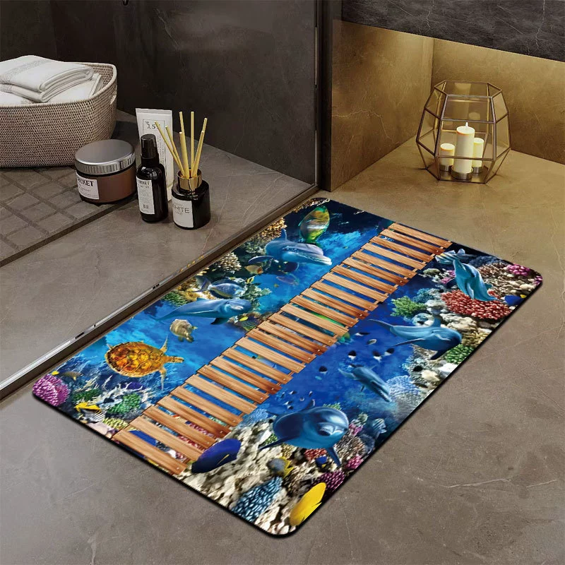 Свежие и натуральные коврики для ванной комнаты из диатомовой грязи, бытовые пыленепроницаемые, грязеотталкивающие и водопоглощающие коврики для ног в душевой комнате для доставки