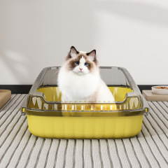 猫砂盆大号全半封闭式防外溅猫砂盘猫沙盆子屎盆猫厕所猫咪用品