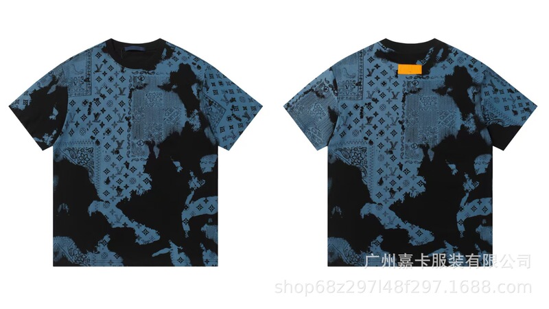 跨境25ss驴家高品质时尚短袖潮牌外贸经典款男女同款T恤透气棉质|undefined