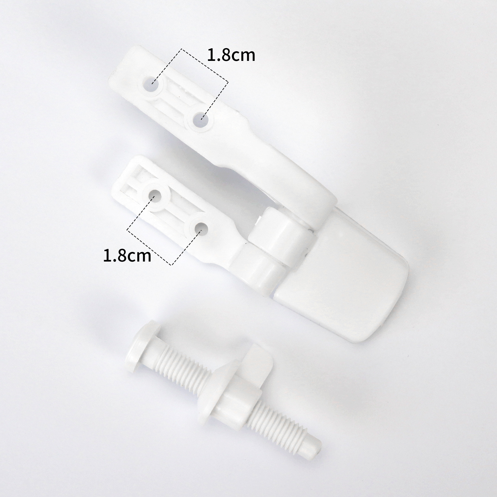 Fábrica directa cubierta de inodoro bisagra de plástico con accesorios tornillo image 3