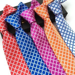 Strength Merchants in stock Supply Fashion Hot Selling 8cm Men's Plaid Tie Wedding Suit Tie