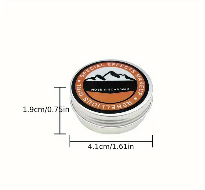 Movie makeup skin wax Halloween knife scar mouth skin wax scar pad nose covering eyebrows shaping skin wax
