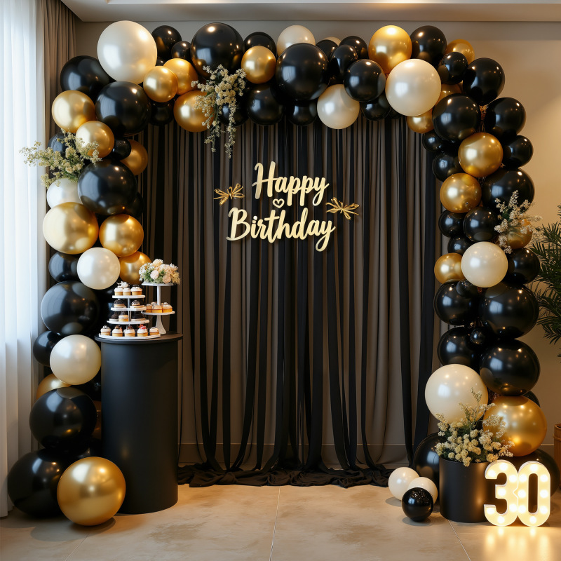 跨境涤纶窗帘婚礼纱幔场景布置生日派对婚庆布幔摄影拍照背景布|undefined