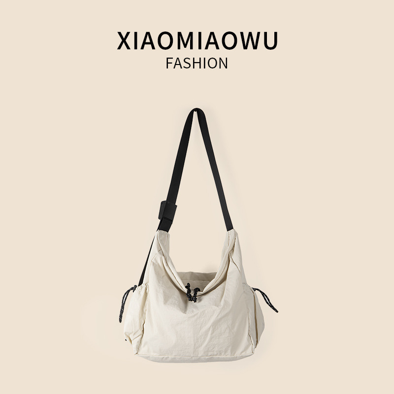 High end summer nylon versatile crossbody bag for female students commuting, single shoulder large capacity tote bag,_voghion.com