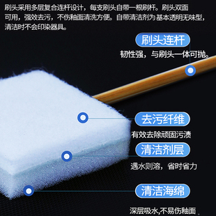Disposable Toilet Brush Wall-Mounted No Dead Angle Toilet Cleaning Tool Disposable Toilet Brush Replacement Head Gap Brush Disposable