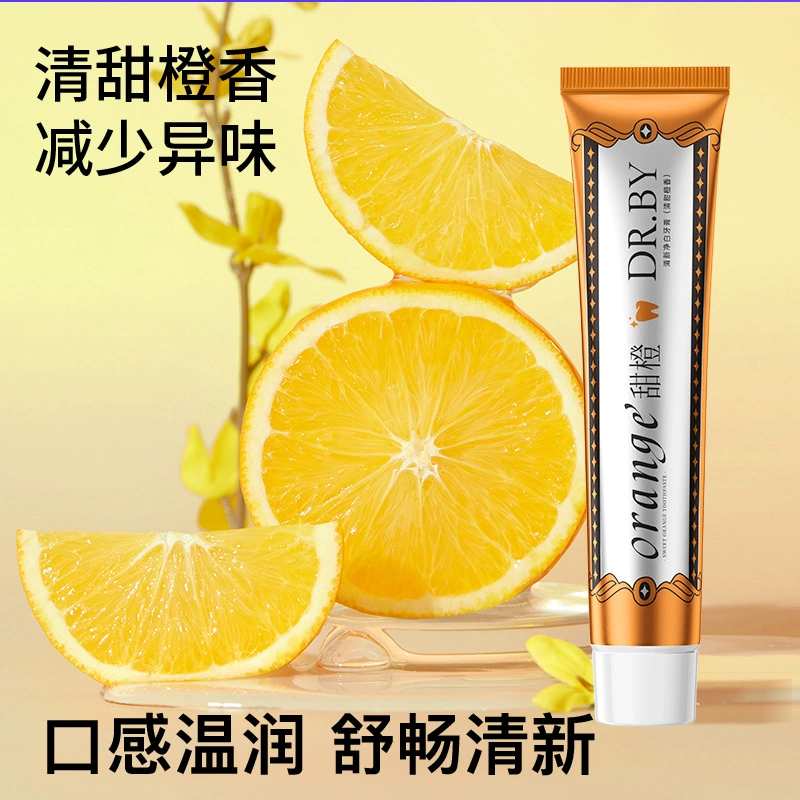 DR.BY сладкий апельсин ароматная белая зубная паста 100 г сладкий апельсин чистый уход за зубами завод Outlet