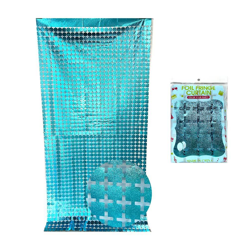 Cortina de seda de lluvia de cuadrado esmaltado aniversario atmósfera de la fiesta de cumpleaños decoración de fondo de la pared decoración de fondo de escenario