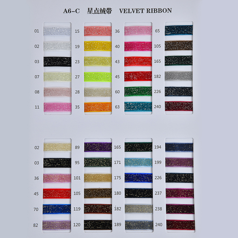 Golden Star Point clip de cinturón de terciopelo de seda dorada de terciopelo de una sola cara accesorios de ropa de una sola cara cinta decorativa pequeña orden se puede arreglar