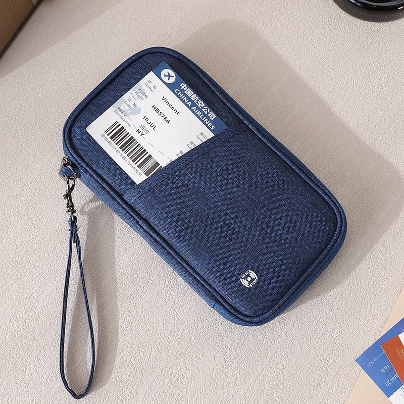 Bolso de pasaporte catiónico transfronterizo, posición de tarjeta múltiple, certificado de registro multifuncional, bolso de tarjeta de billetera portátil para viajes de negocios