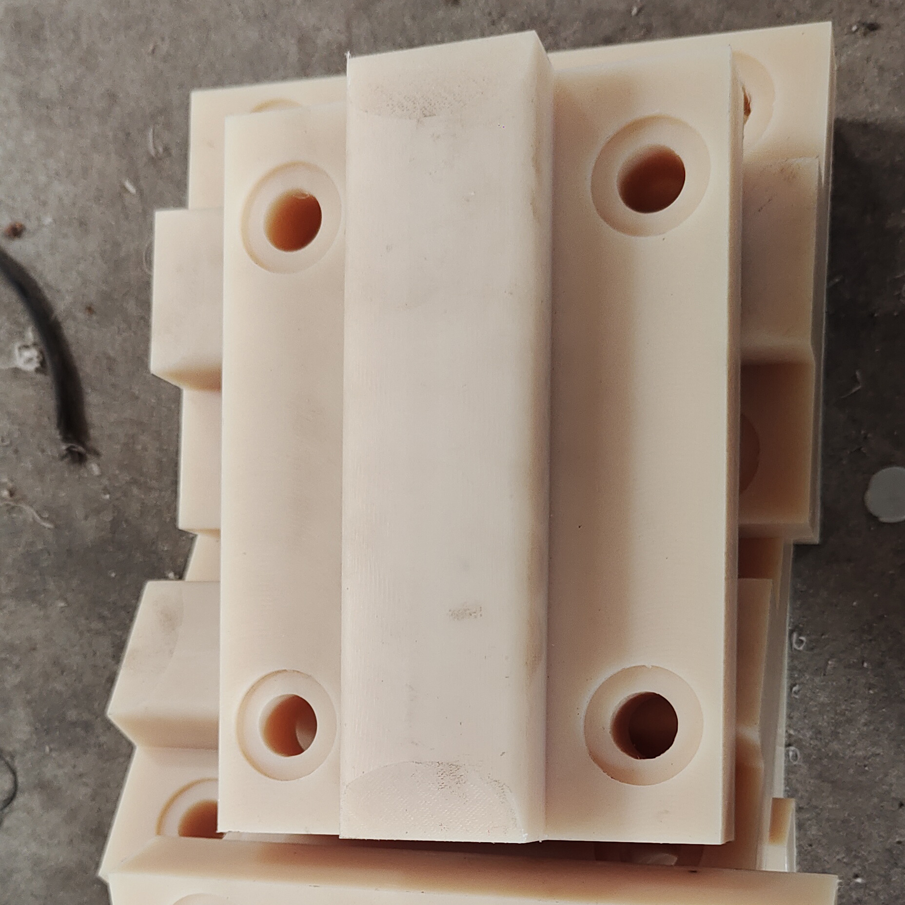 加工mc尼龙导轨滑块工装尼龙块 尼龙定位栏定位块 耐磨尼龙加工件