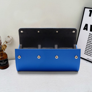 Cross-Border Wholesale Pu Leather Business Travel Mechanical Watch Storage Box Scratch-Resistant and Wear-Resistant Watch Case Jewelry Display Box