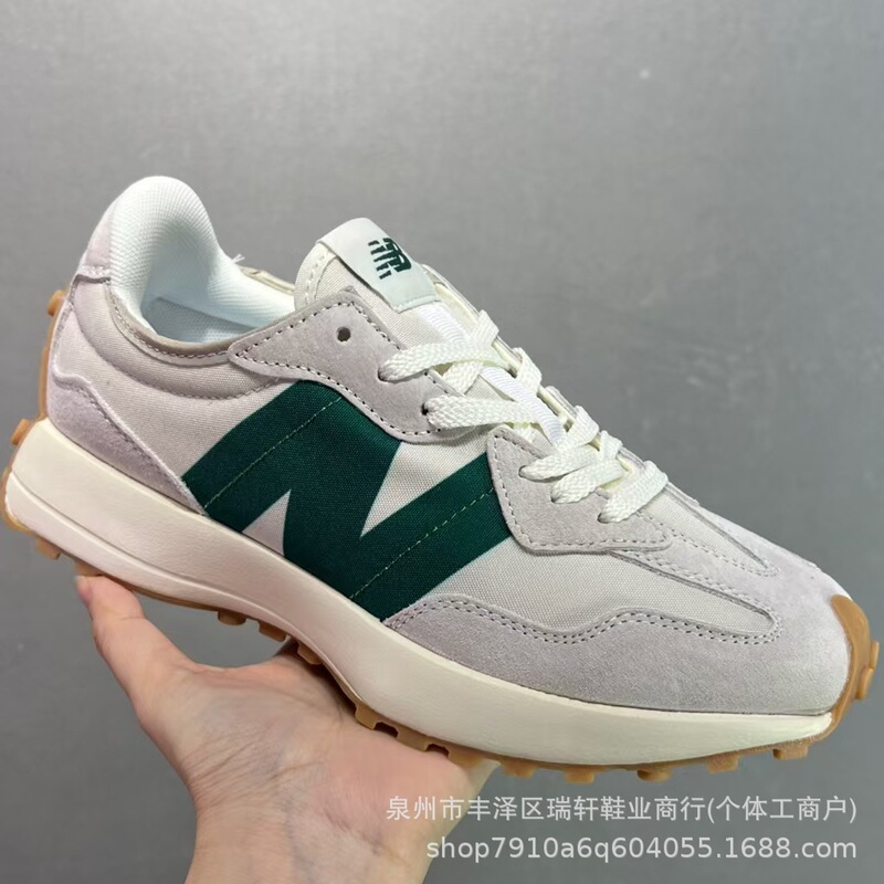 莆田外贸NB MS327复古百搭低帮慢跑鞋防滑耐磨厚底男女休闲运动鞋|undefined