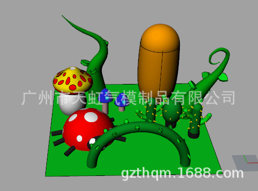 商场策划充气LED蘑菇.充气蘑菇发光蘑菇气模 商场装饰