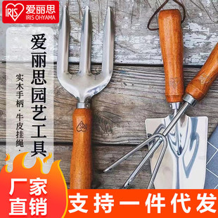 Iris gardening shovel suit stainless steel planting and digging household sea shovel planting and flower planting tool