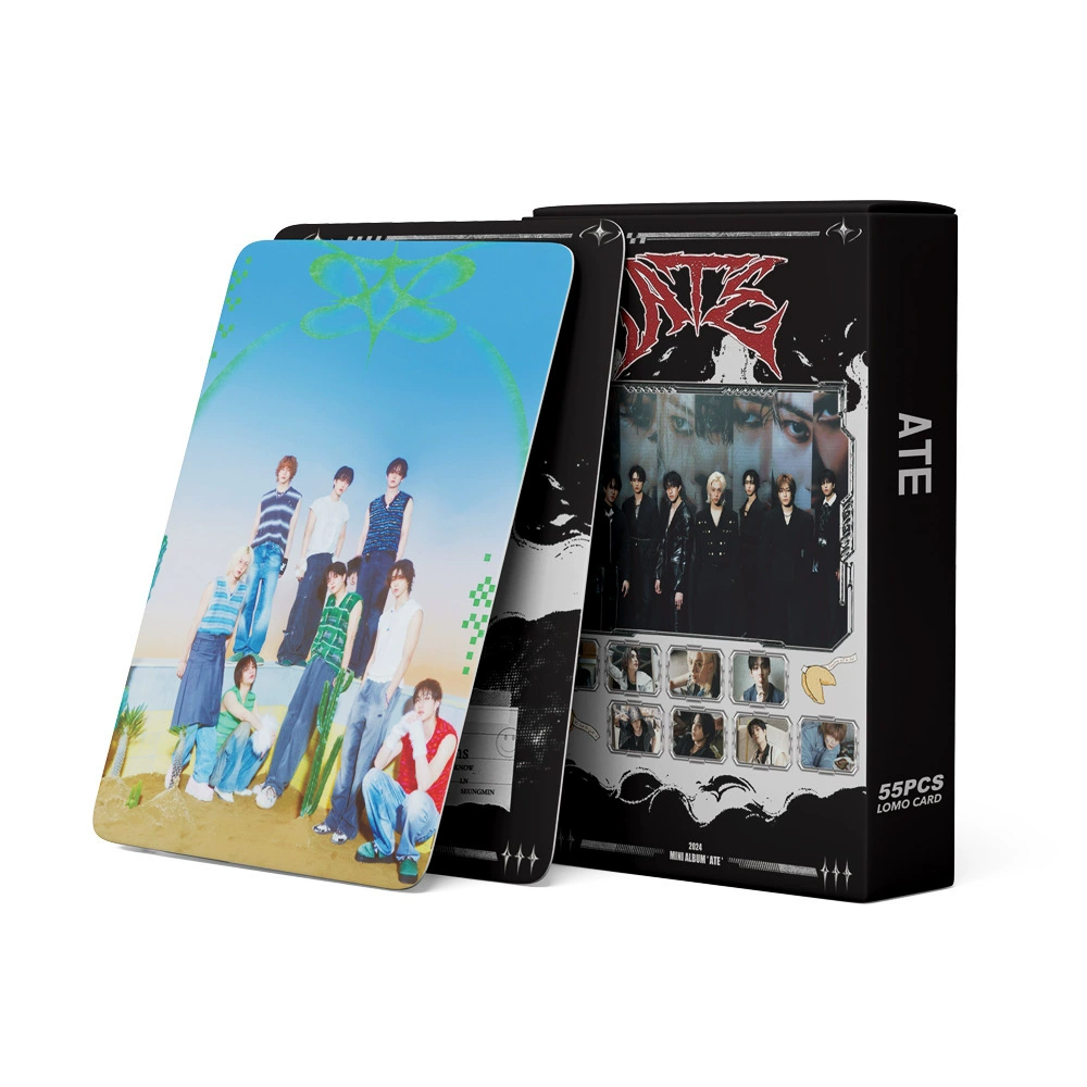 Специальное предложение: набор из 55 лотков с фотокартами MAXlDENT KPOP, периферия LOMO фотокарты