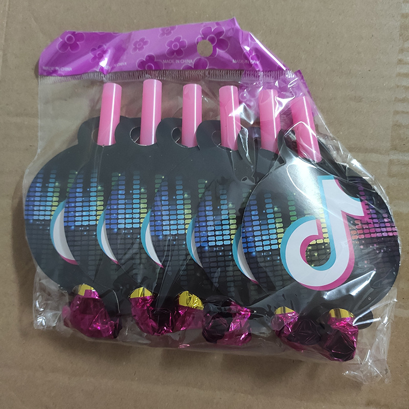 Amazon nuevo dibujos animados chatter cumpleaños suministros de fiesta TIKTOK temática decoración de los fabricantes de Yiwu