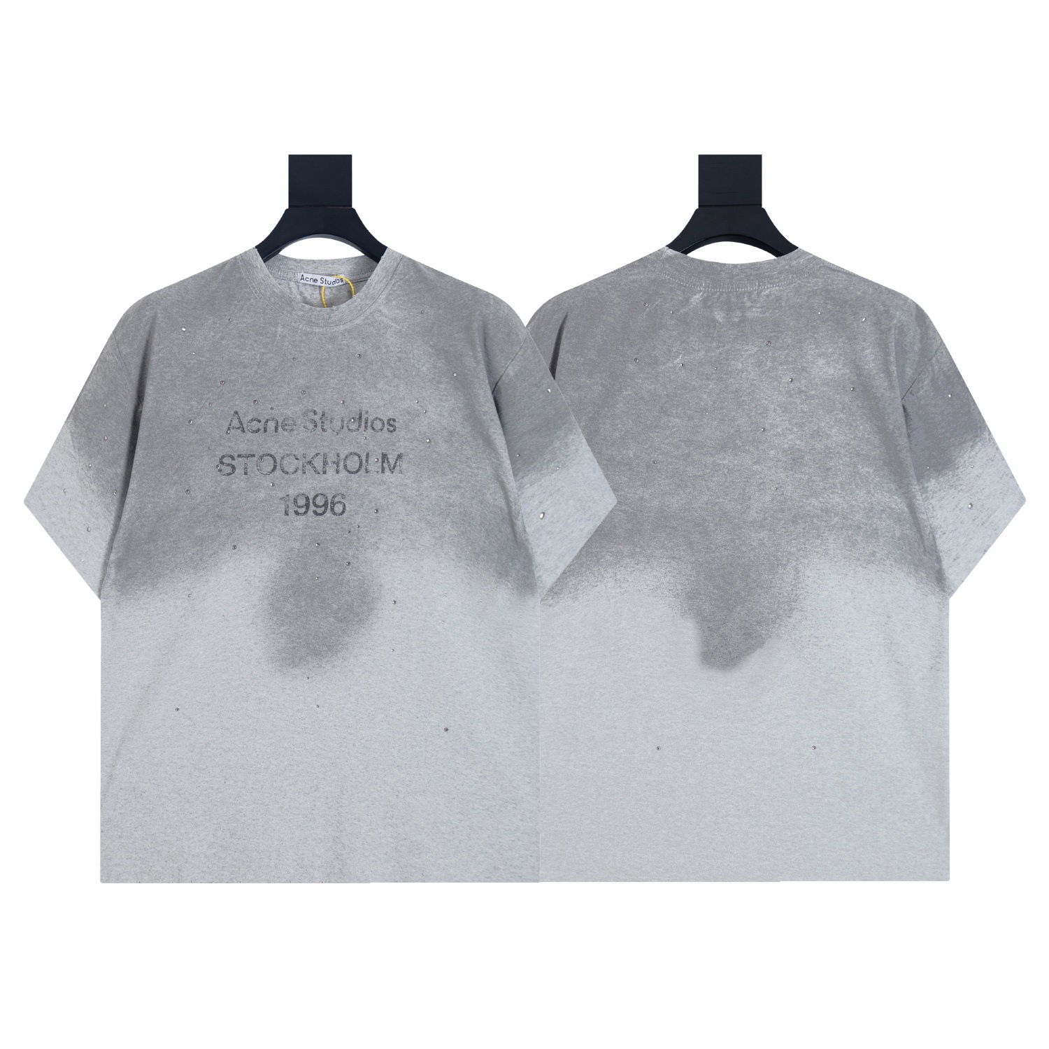 Acne Studios Stockholm 1996 T-shirt Distressed Grey