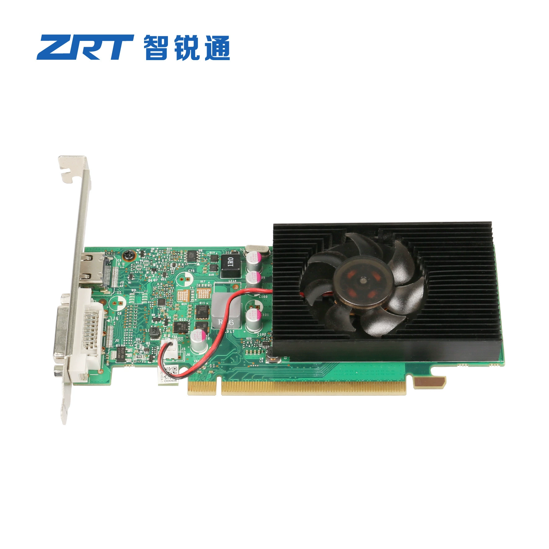 Видеокарта Nvidia GT1030 2ГБ 64bit GDDR5 256*32 DP+DVI PCI-E 16X LP