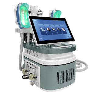 Foreign Trade New Cross-Border 360 Ice Sculpture Cryo Freezing Instrument Anti-Freeze Film Massage Fat Blasting Instrument Negative Pressure Cold Sculpture Instrument