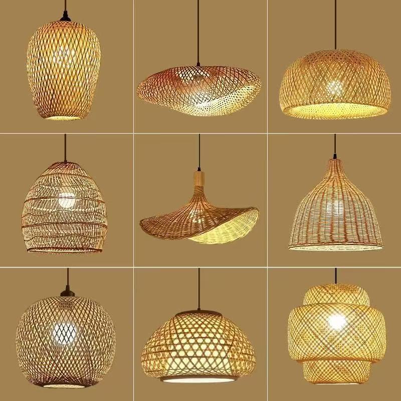 Yamu Bamboo Woven Chandelier Japanese Zen Style Handmade Lanterns for Homestay Restaurant Tea Room Lighting Wholesale Yamu Bamboo Woven Chandelier Japanese Zen Style Handmade Lanterns for Homestay Restaurant Tea Room Lighting Wholesale