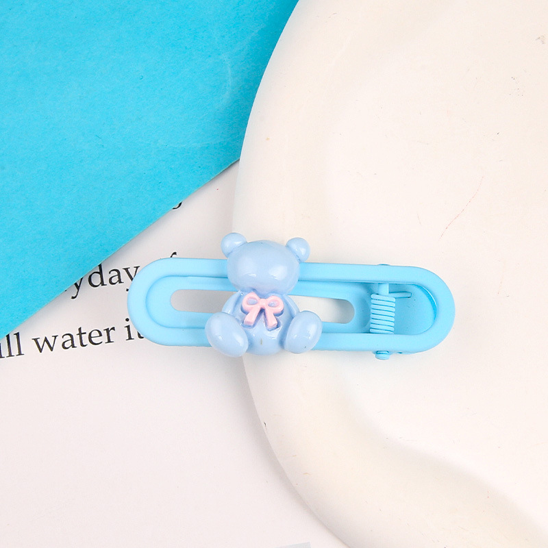 Primavera nueva historieta Sanrio oval metal horquilla linda chica dulce lado Bangs hairpin tocado